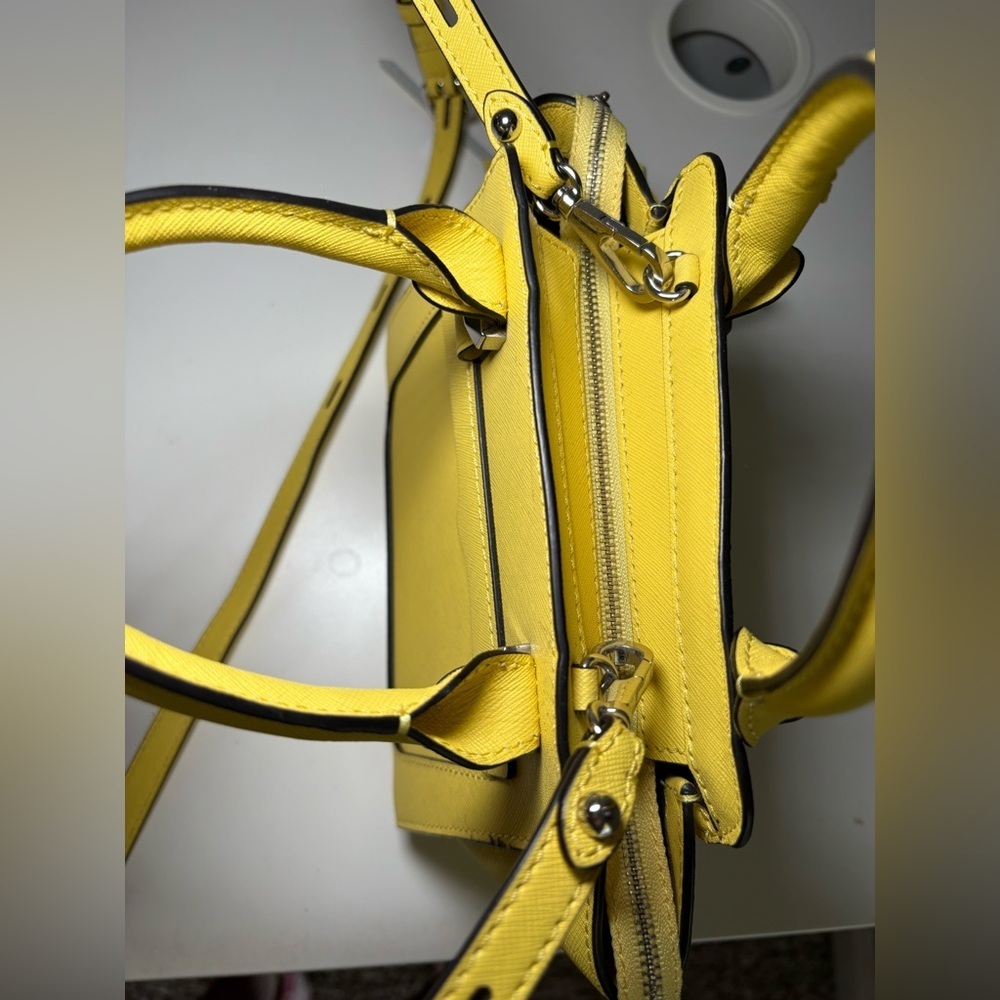 Micro Rebecca minkoff Avery purse YelloW mini crossbody NWT - Picture 8 of 13